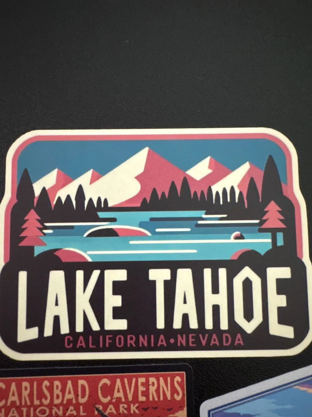 Vagabond Heart Lake Tahoe klistermærke 1 stk mat