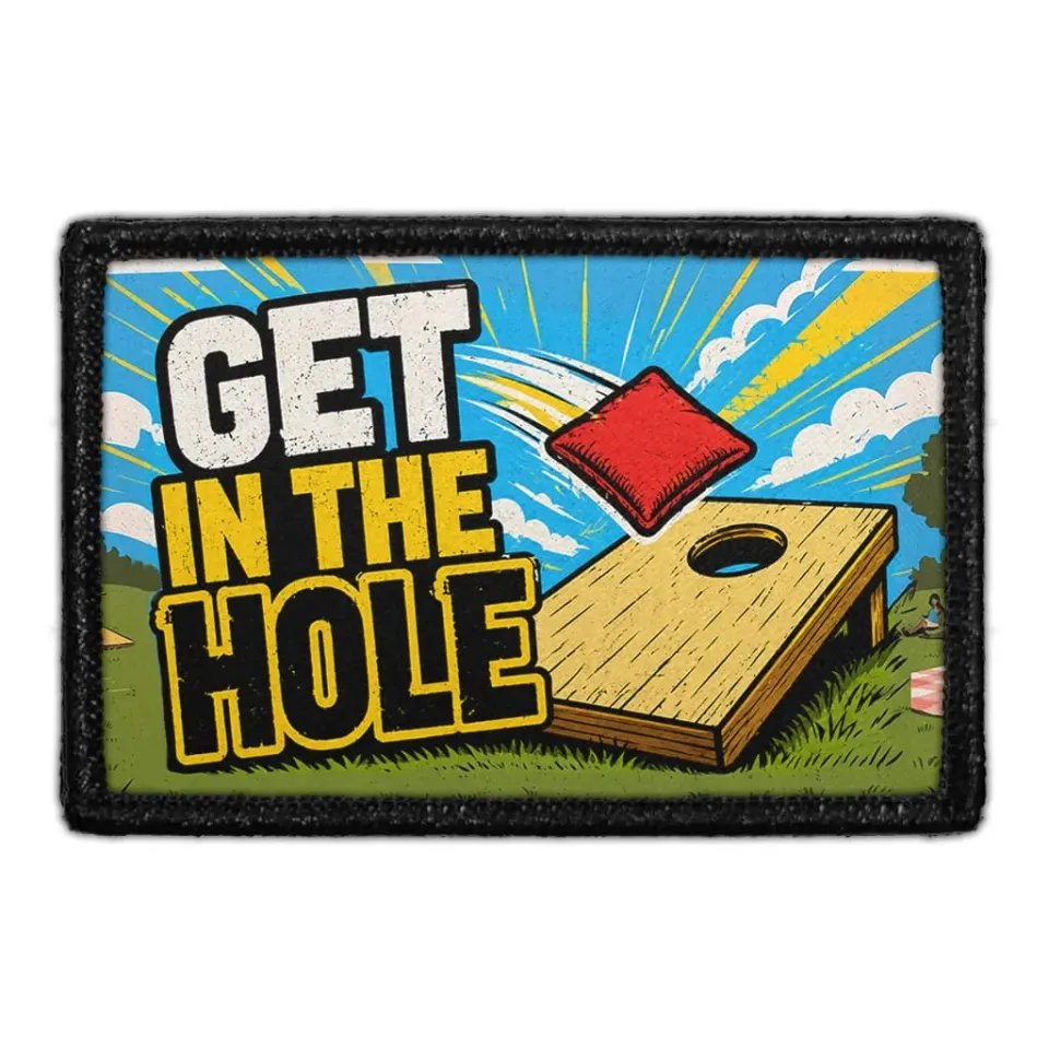 Pull Patch Get in the Hole patch 76x51 mm cornhole