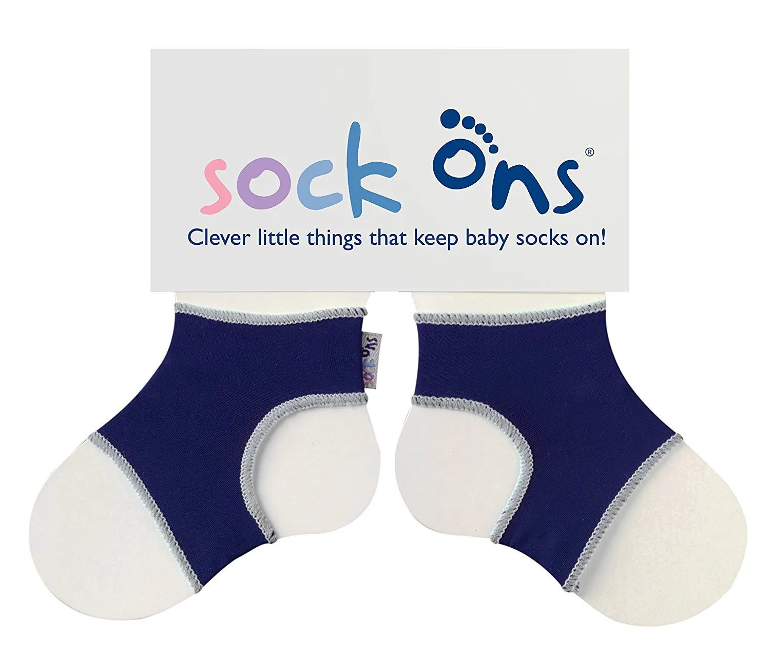Sock Ons strømpeholder blueberry 6-12 mdr