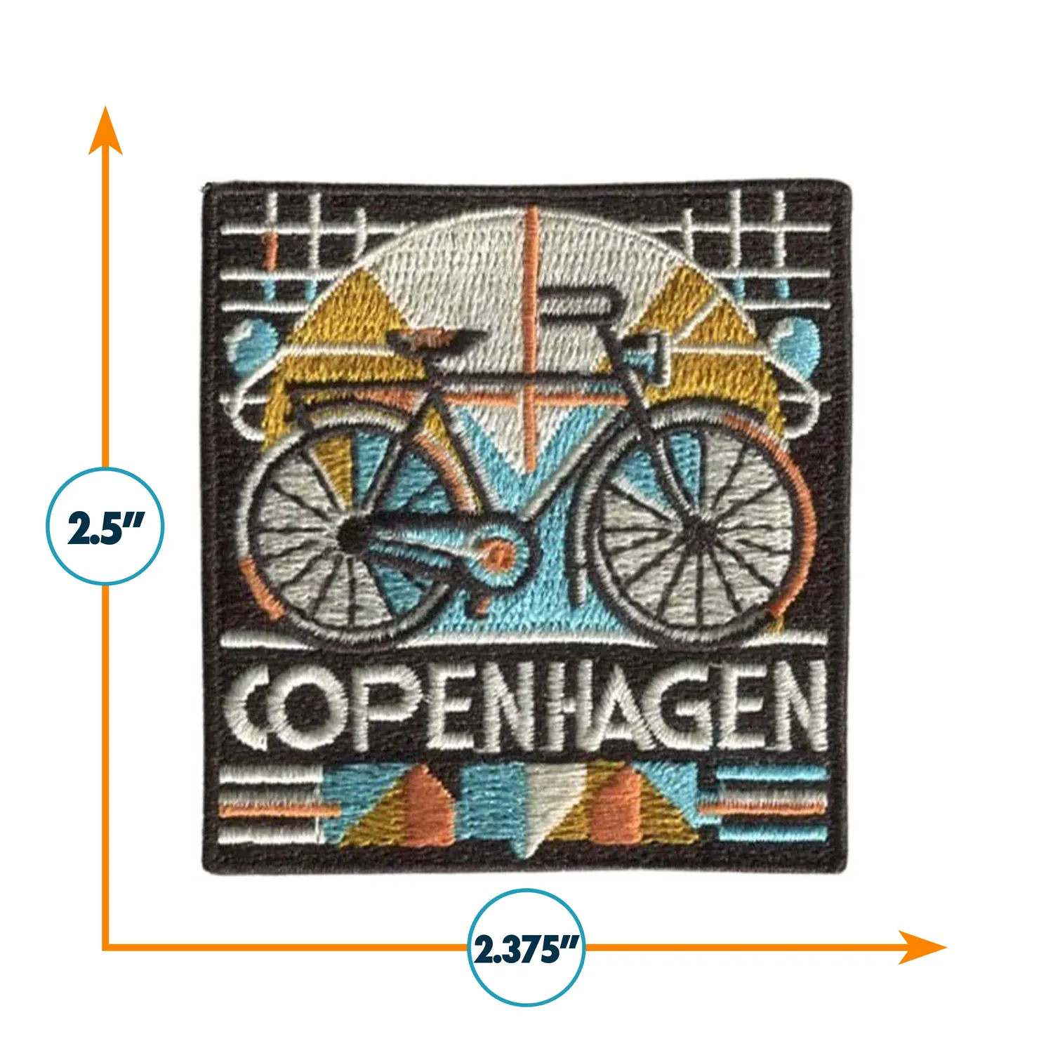Vagabond Heart Copenhagen strygemærke broderet