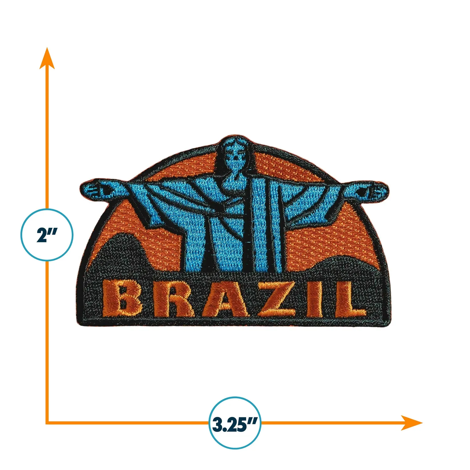 Vagabond Heart Brazil strygemærke 51x83 mm