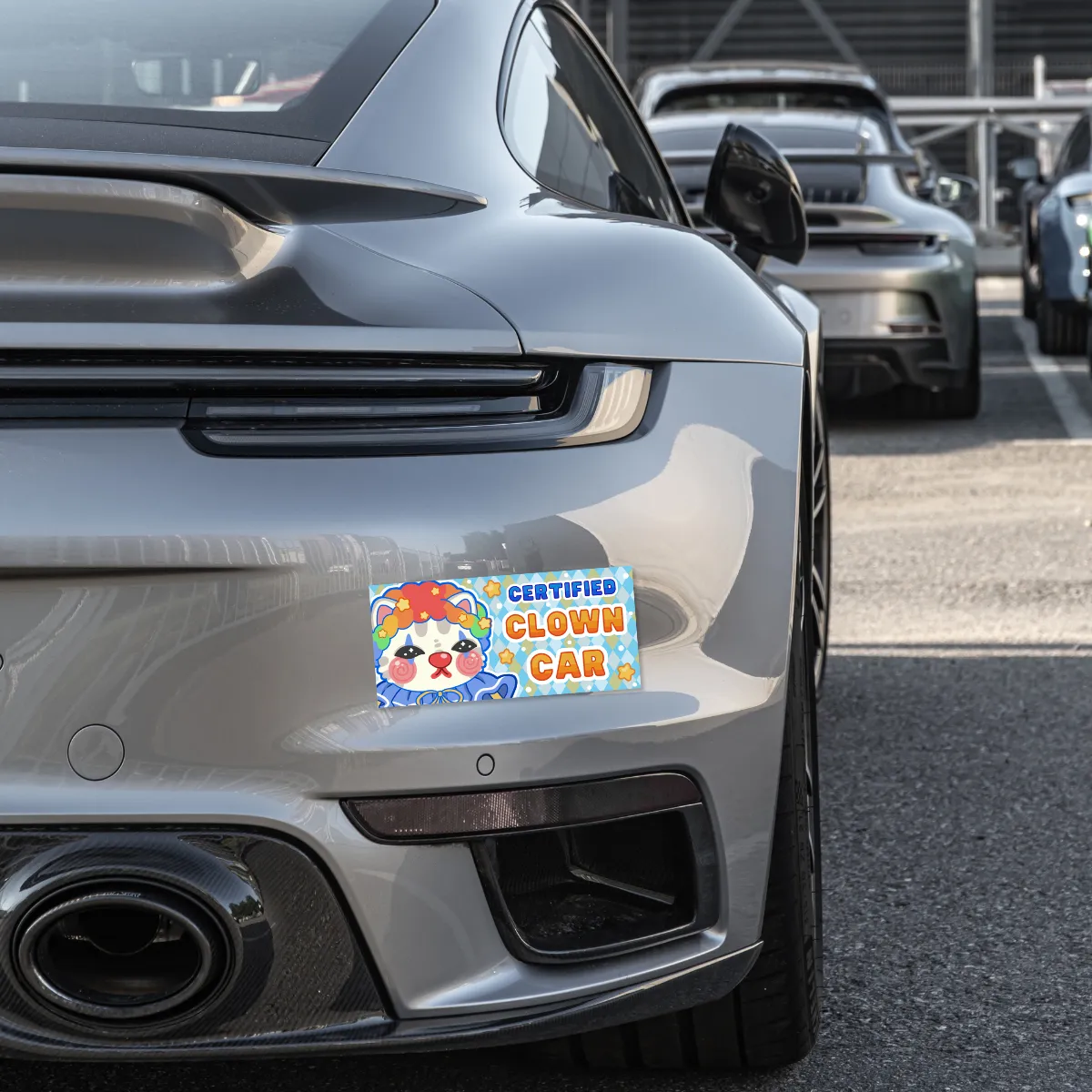 Appleminte Certified Clown Car klistermærke vinyl 203mm