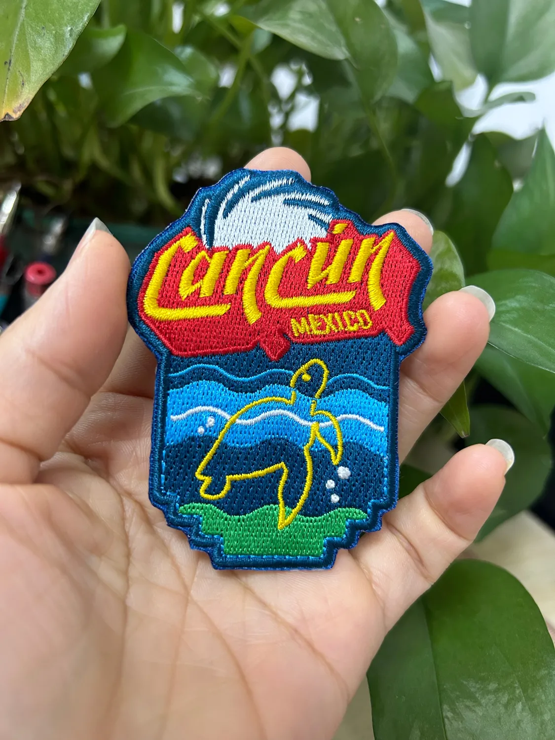Vagabond Heart Cancun strygemærke Mexico motiv