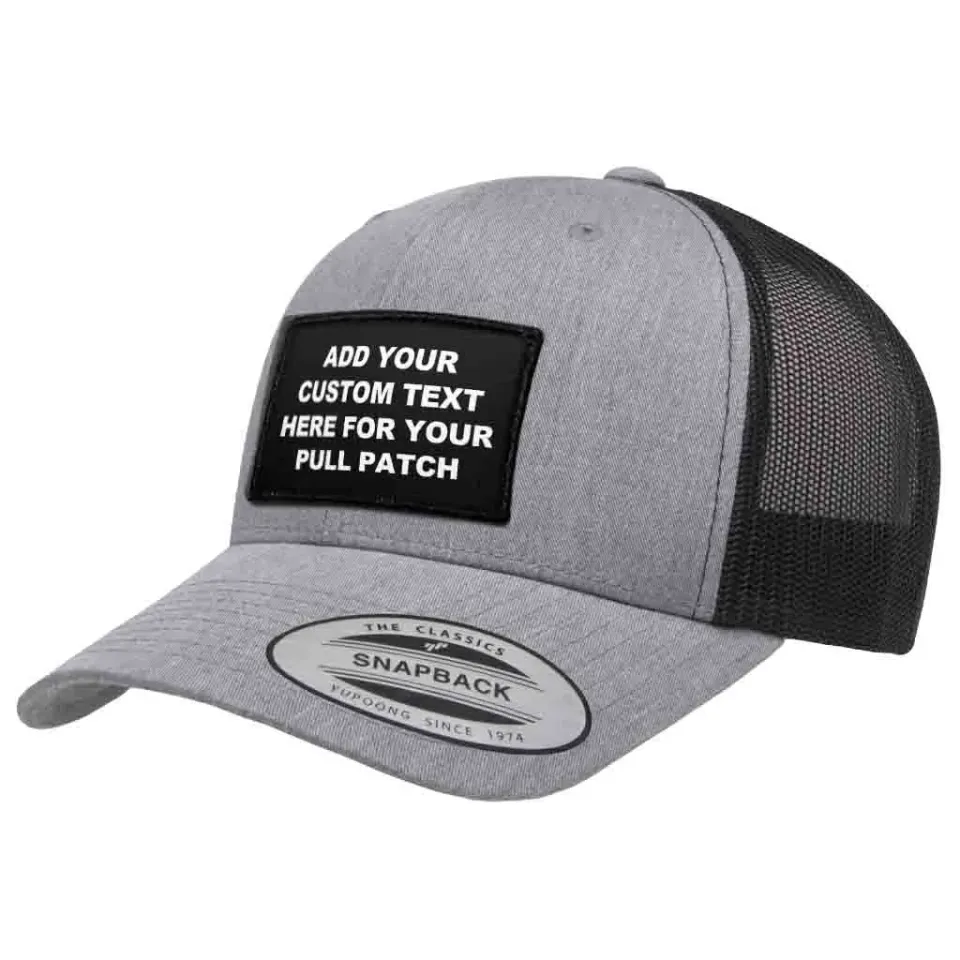 Pull Patch Custom Text kasket bundle 4 linjer