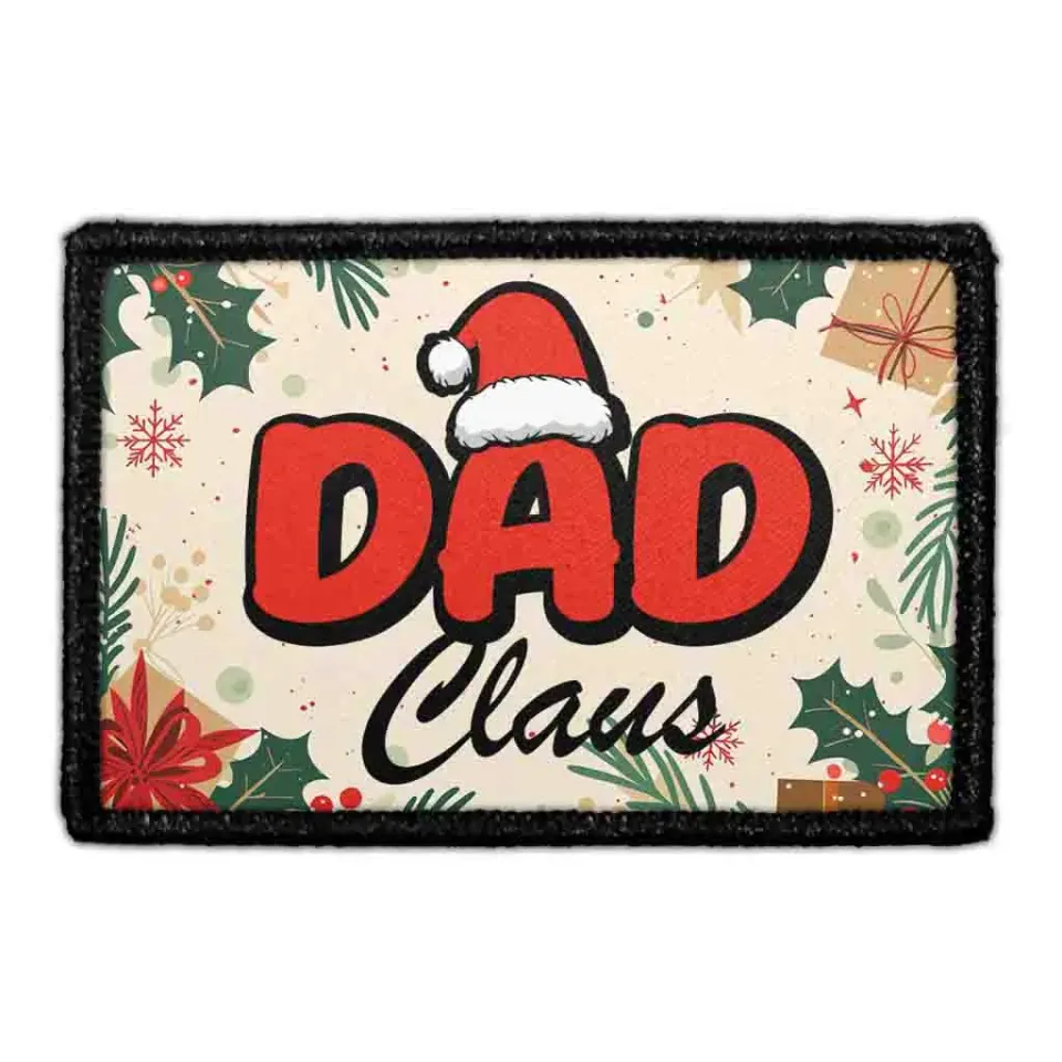 Pull Patch Dad Claus patch med velcro jul