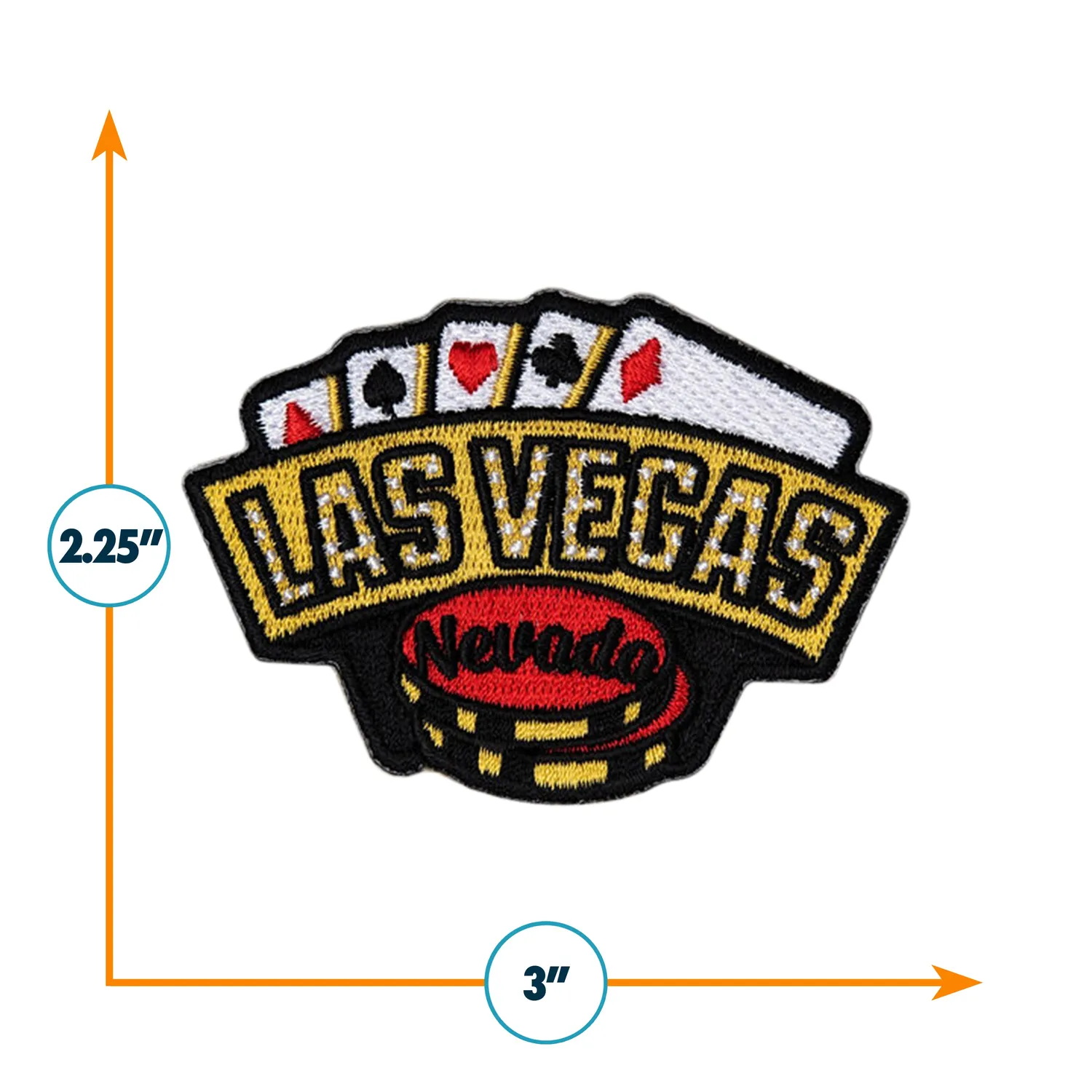 Vagabond Heart Las Vegas strygemærke 57x76 mm