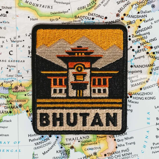 Vagabond Heart Bhutan strygemærke 3D broderi