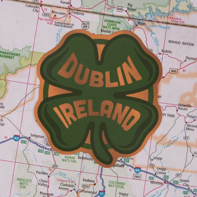 Vagabond Heart Dublin klistermærke Irland souvenir