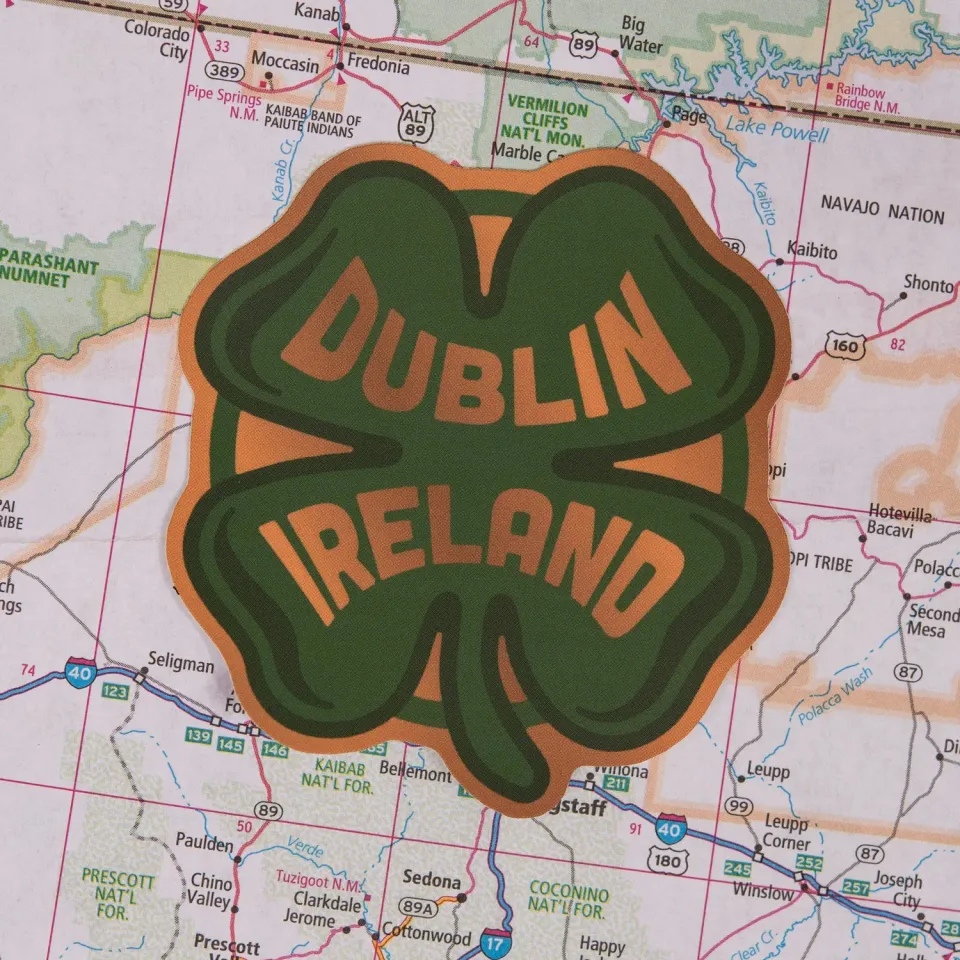Vagabond Heart Dublin klistermærke Irland souvenir