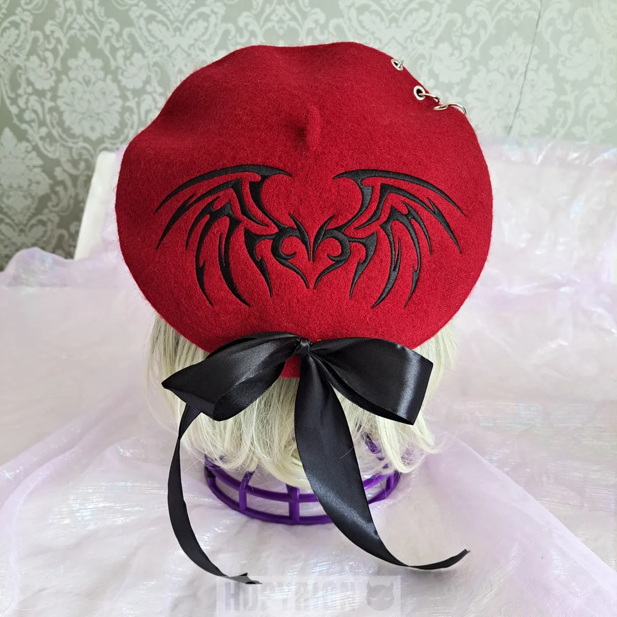 Hopyrion Winged Heart baret uld 56-60 cm