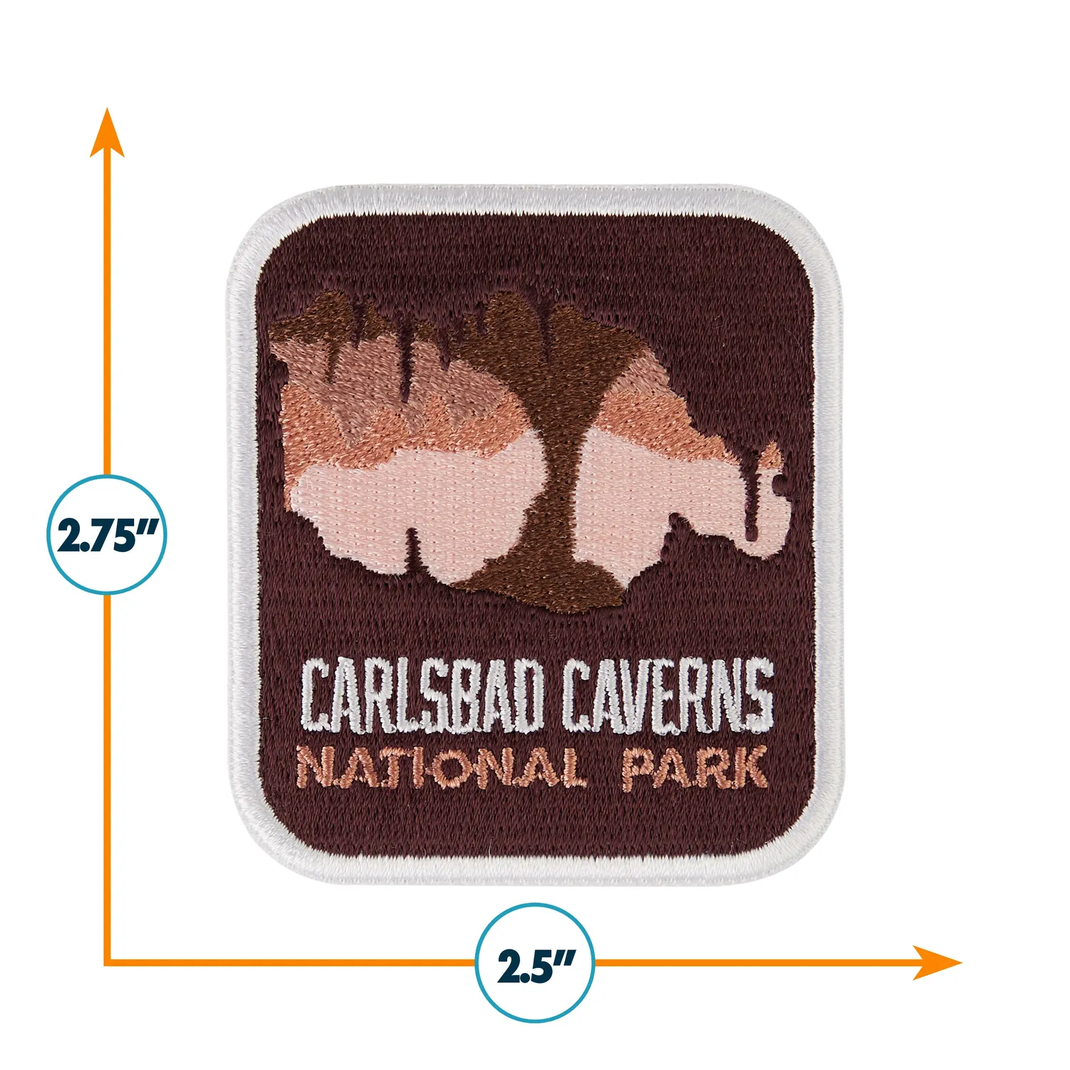 Vagabond Heart Carlsbad Caverns National Park strygemærke broderet
