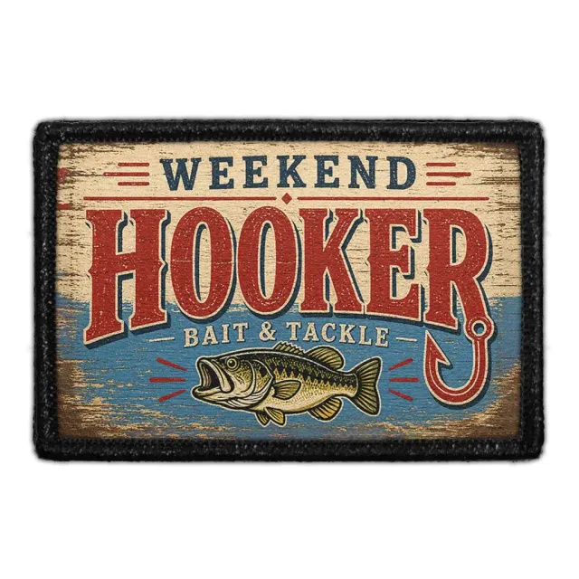 Pull Patch Weekend Hooker fiskepatch velcro