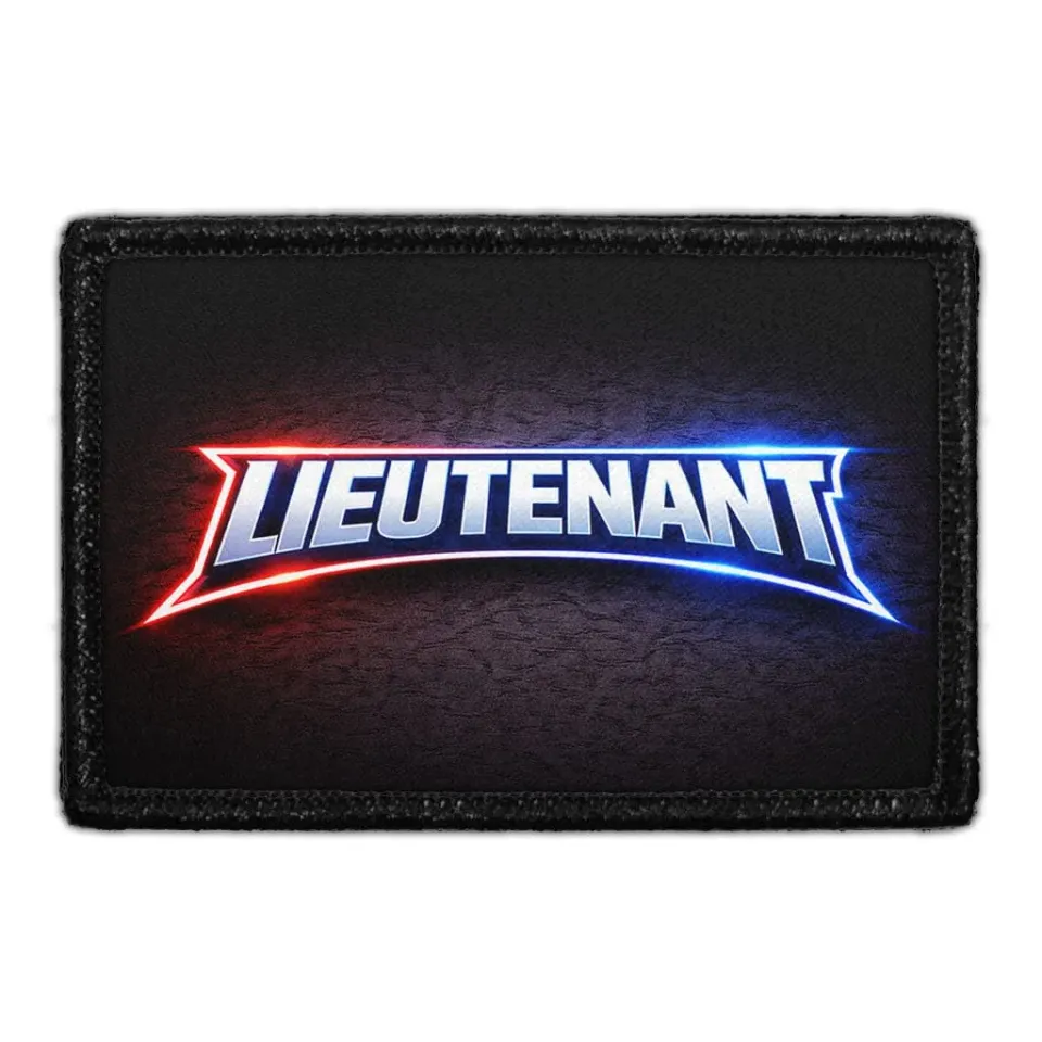 Pull Patch Lieutenant rang patch 7,6x5 cm velcro