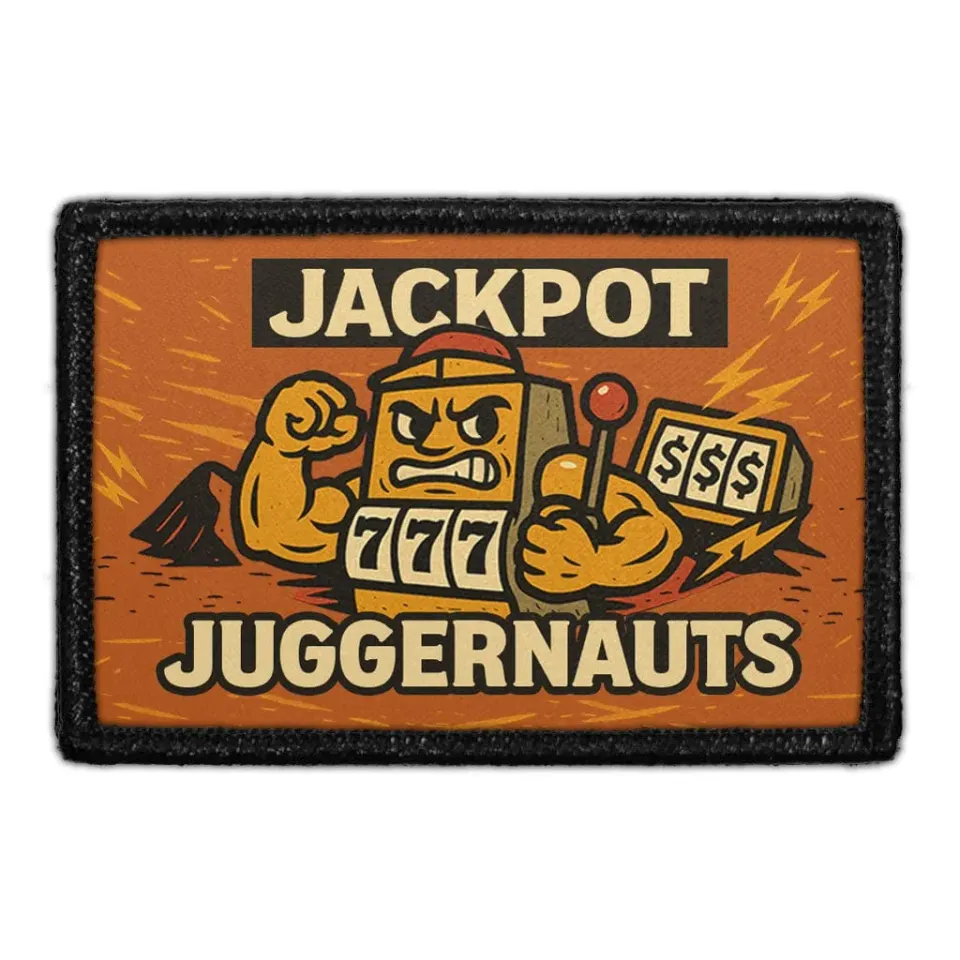 Pull Patch Jackpot Juggernauts patch 3x2 velcro