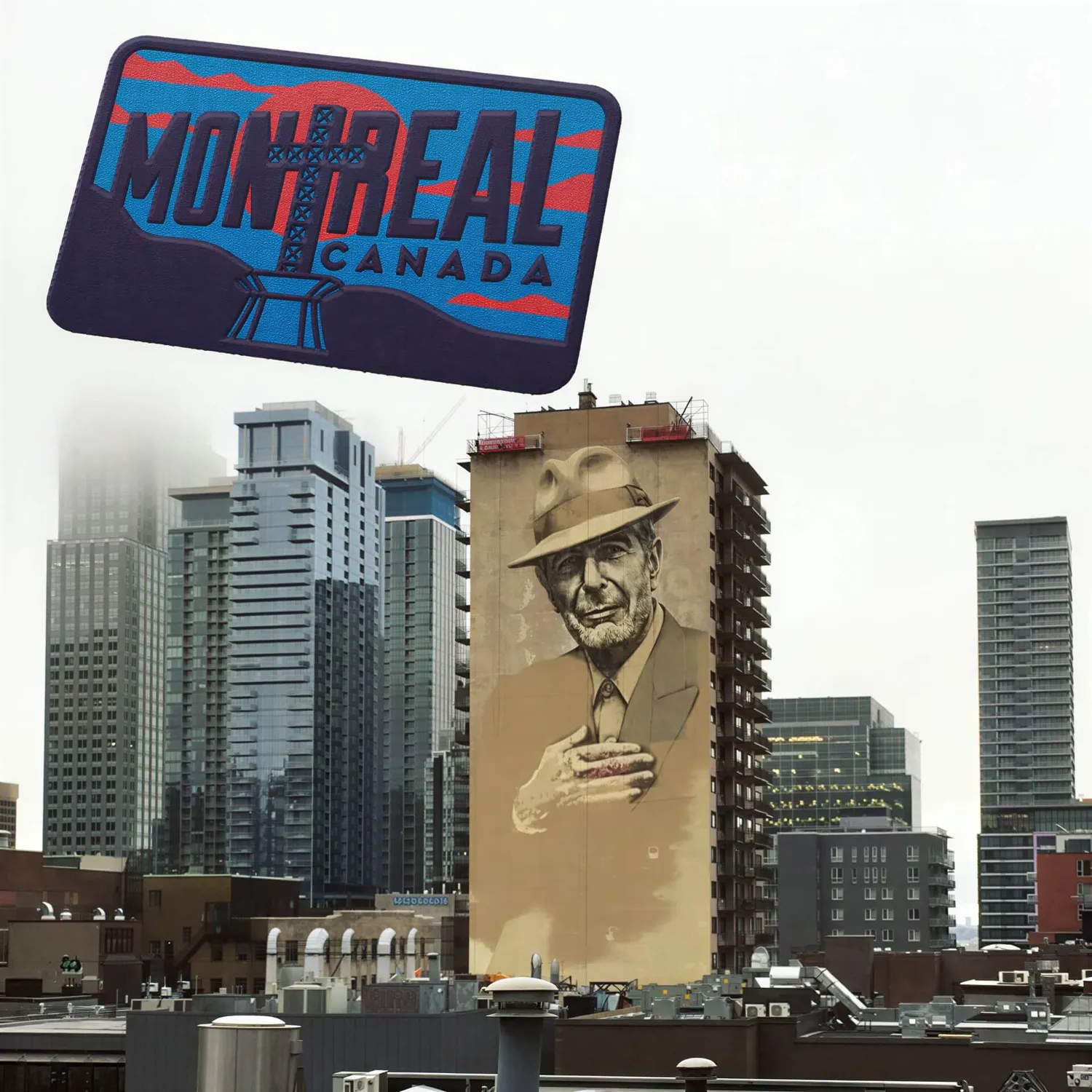 Vagabond Heart Montreal Quebec klistermærke vinyl mat vejrbestandig