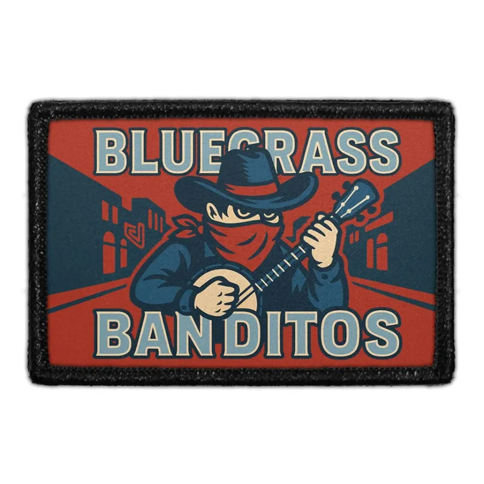 Pull Patch Bluegrass Banditos patch velcro
