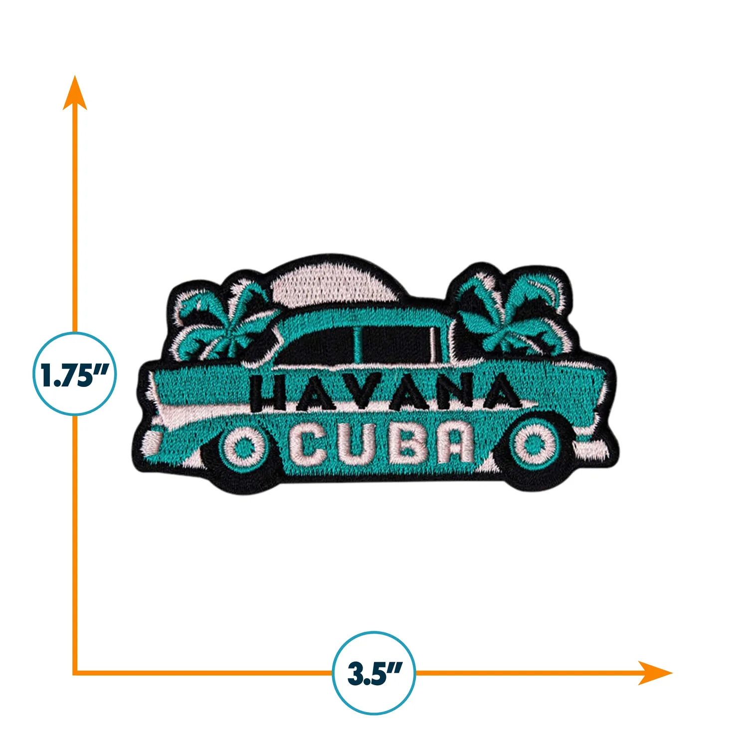Vagabond Heart Havana Cuba patch strygemærke taxi