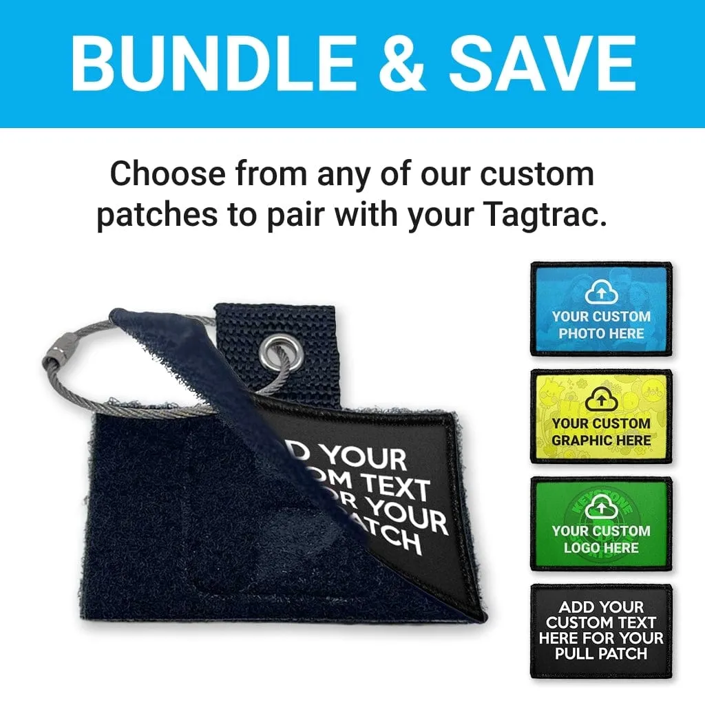 Pull Patch 4 Lines Custom Text TagTrac sæt horisontal