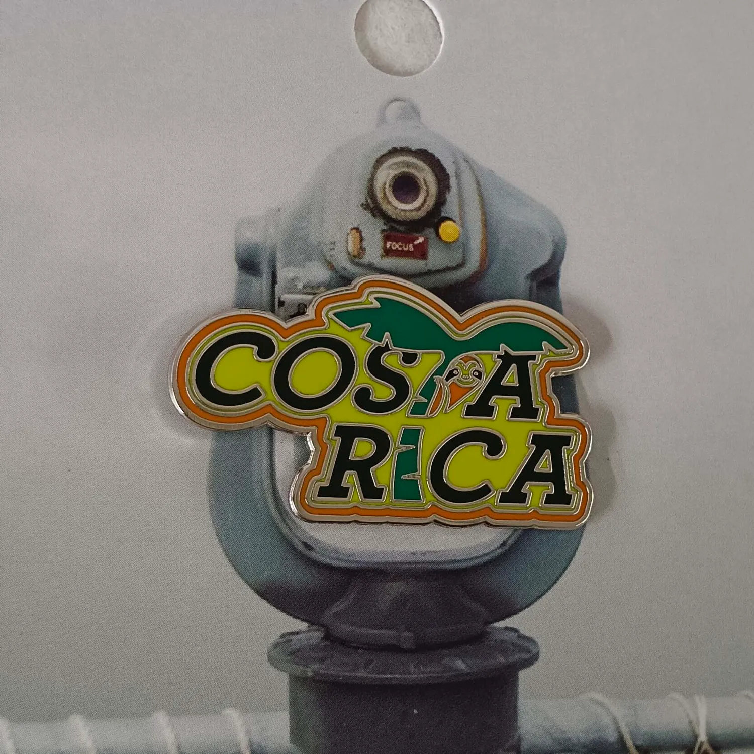 Vagabond Heart Costa Rica emalje pin flag