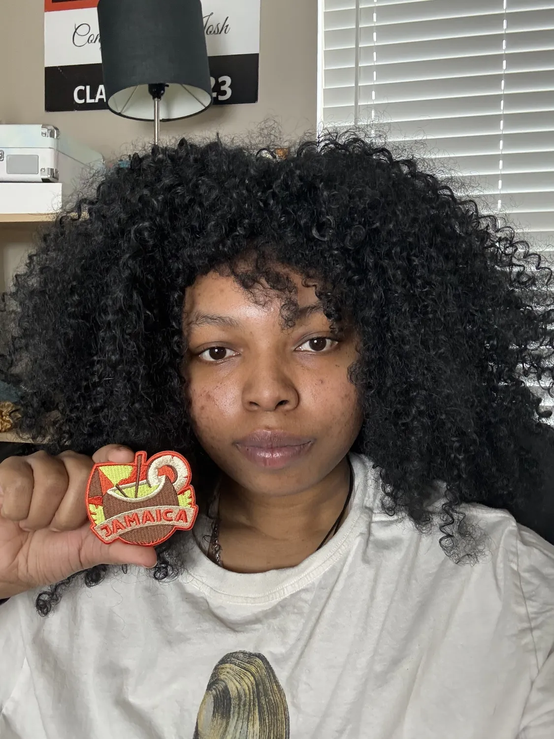 Vagabond Heart Jamaica strygemærke broderet