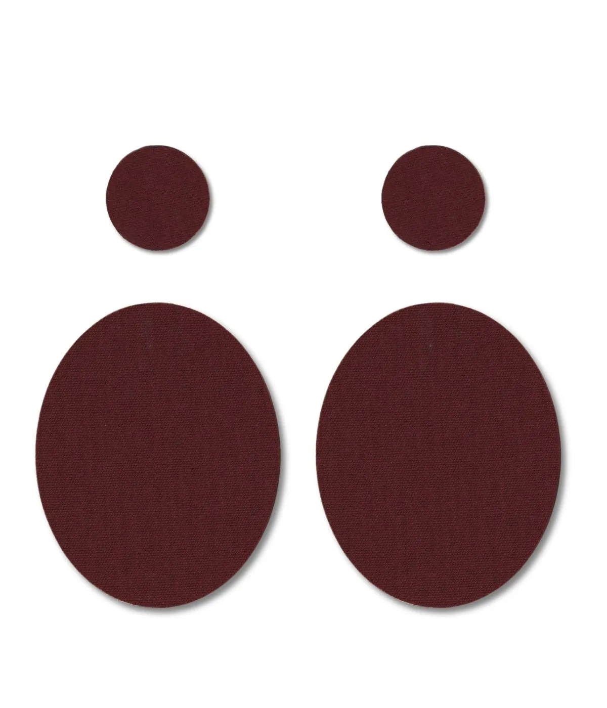 FabPatch Merino Red uldlapper 4-pak rød