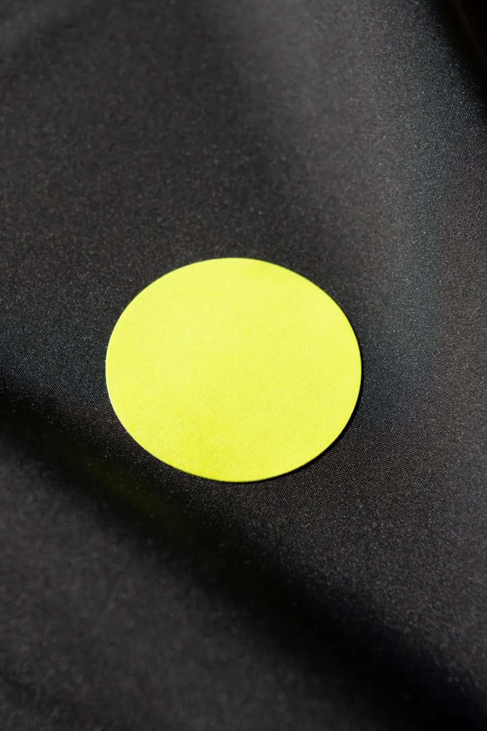FabPatch Reflective Yellow tekstillapper runde 3-pak