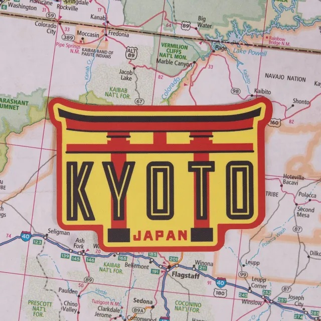 Vagabond Heart Kyoto klistermærke Torii port 57x83 mm