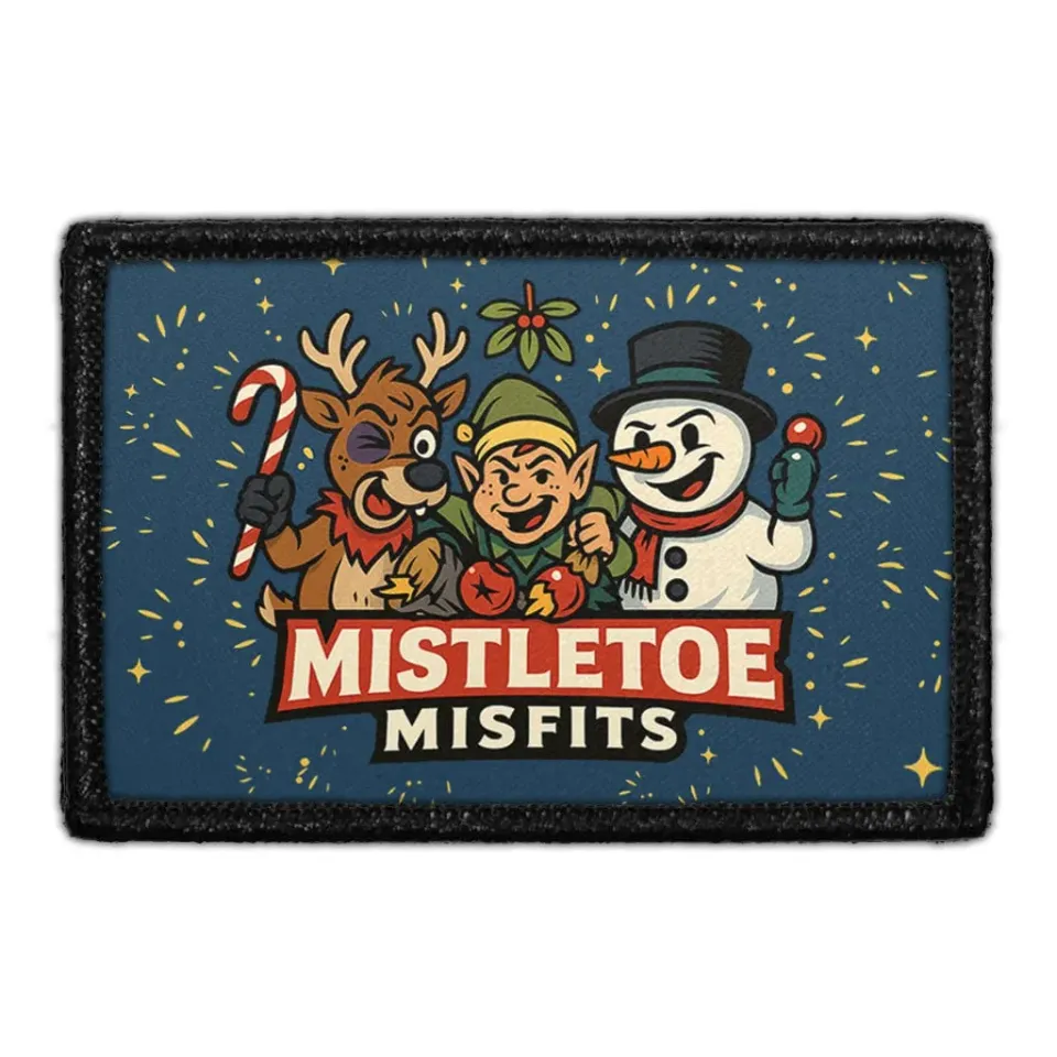 Pull Patch Mistletoe Misfits patch med velcro jul