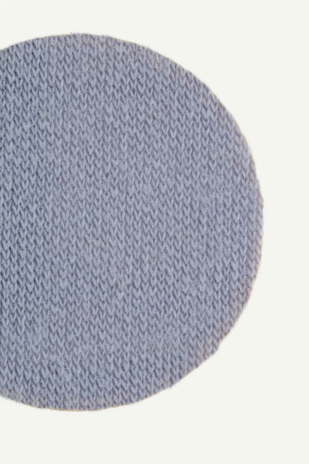 FabPatch Merino Grey strygelapper grå 4 stk uld