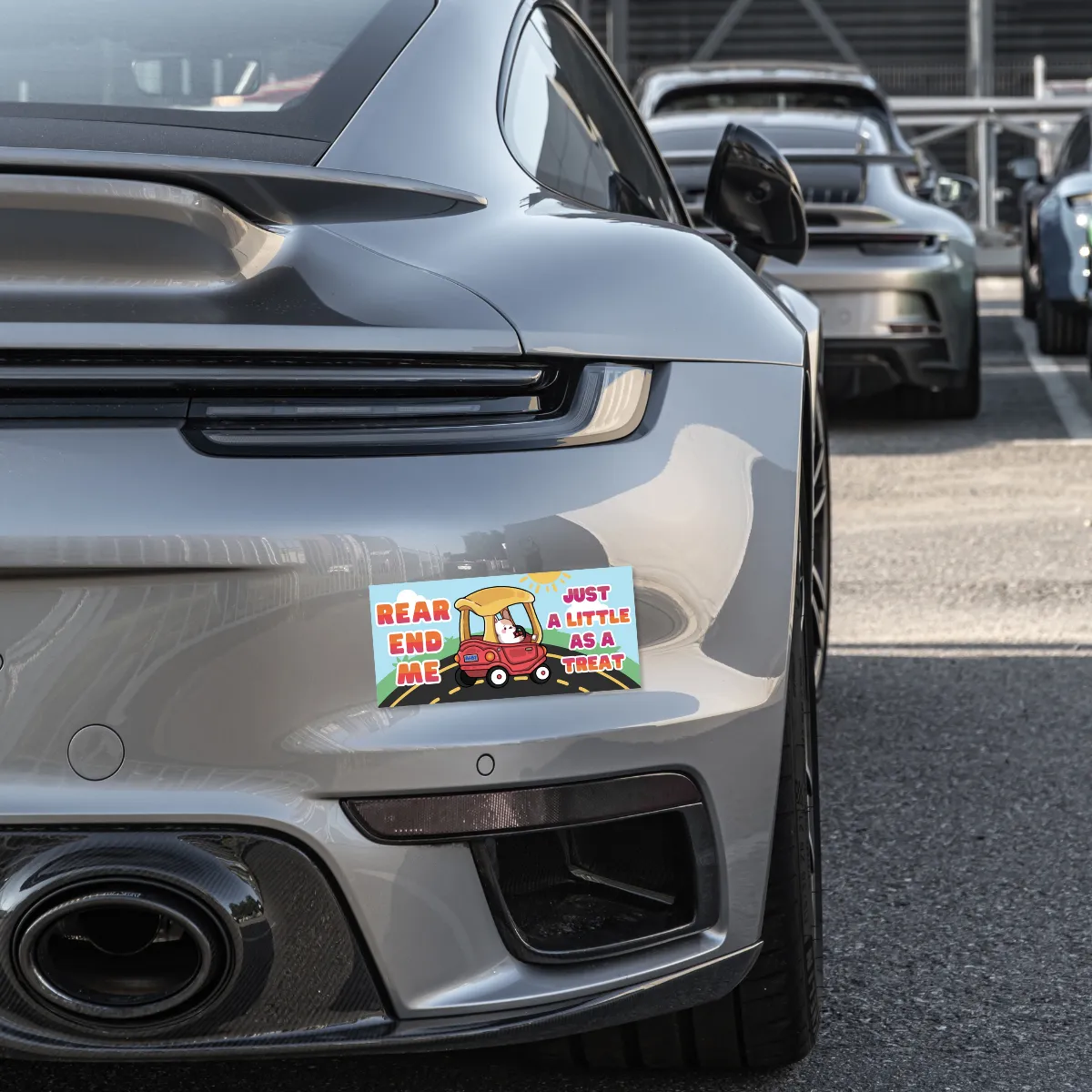 Appleminte Rear End Me bumper sticker vinyl 20 cm
