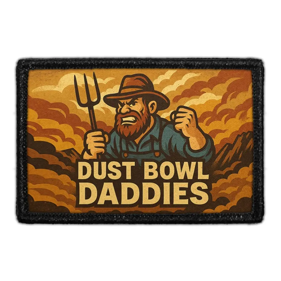 Pull Patch Dust Bowl Daddies patch med velcro