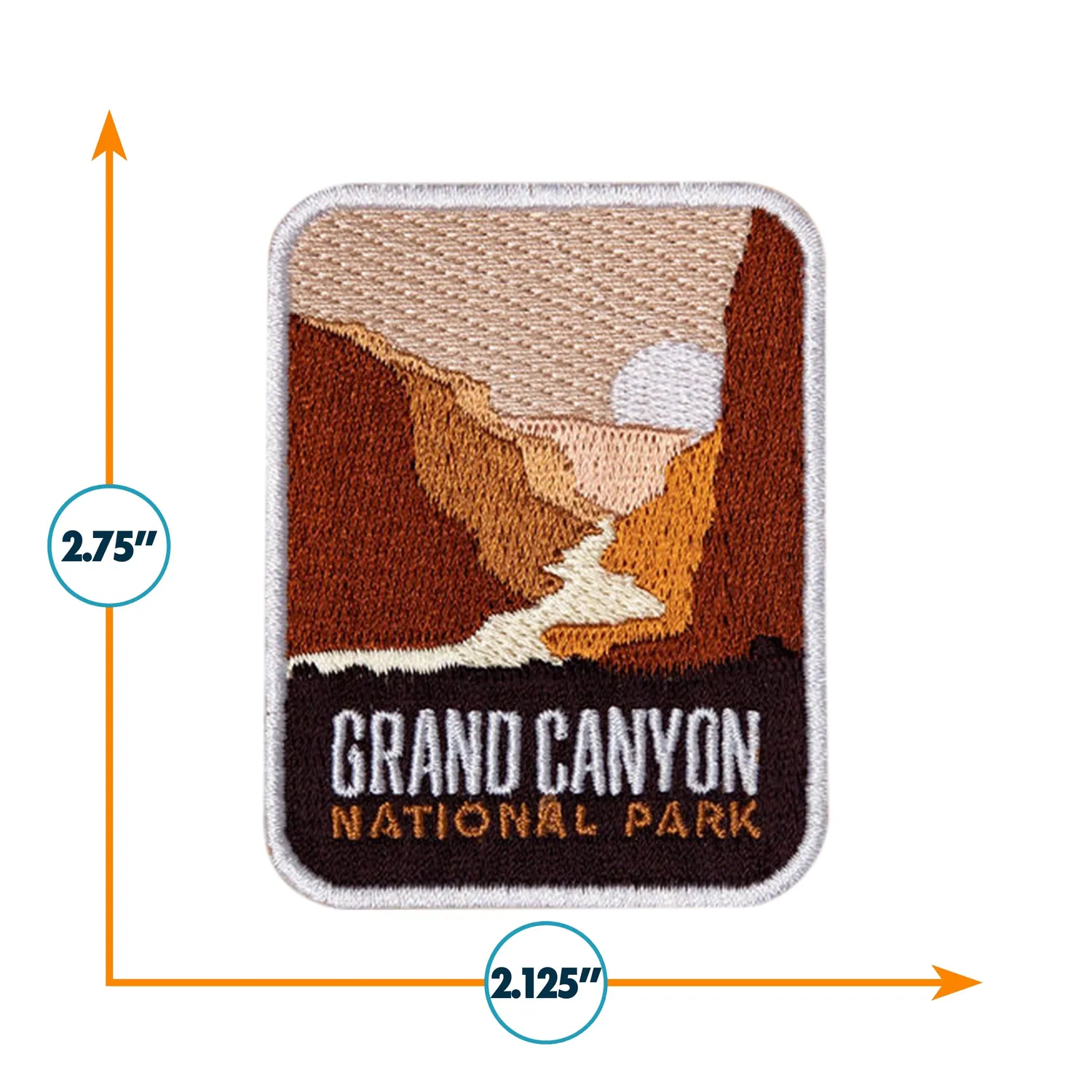 Vagabond Heart Grand Canyon National Park strygemærke broderi