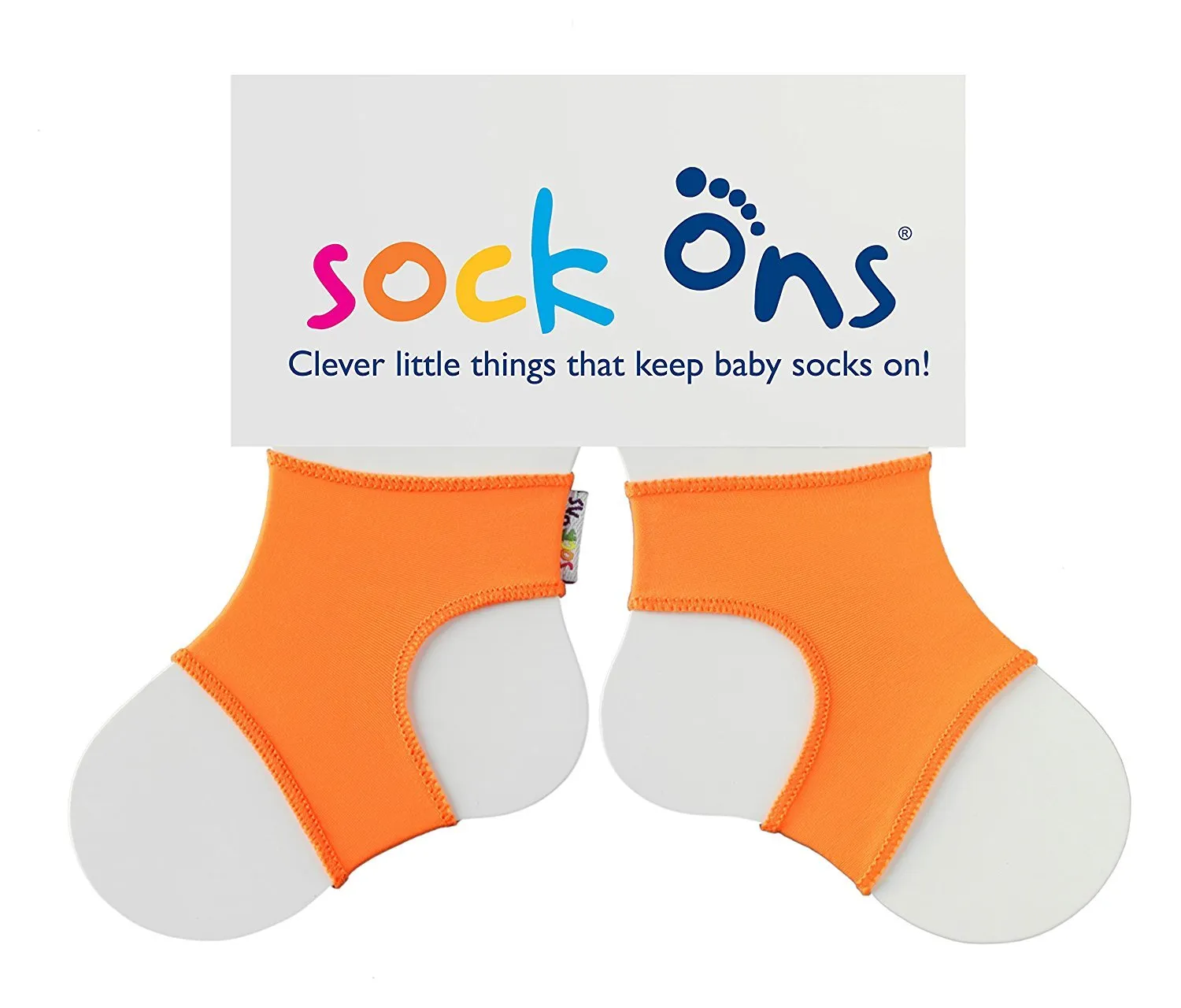 Sock Ons sokkeholder 0-6 måneder fuchsia elastik