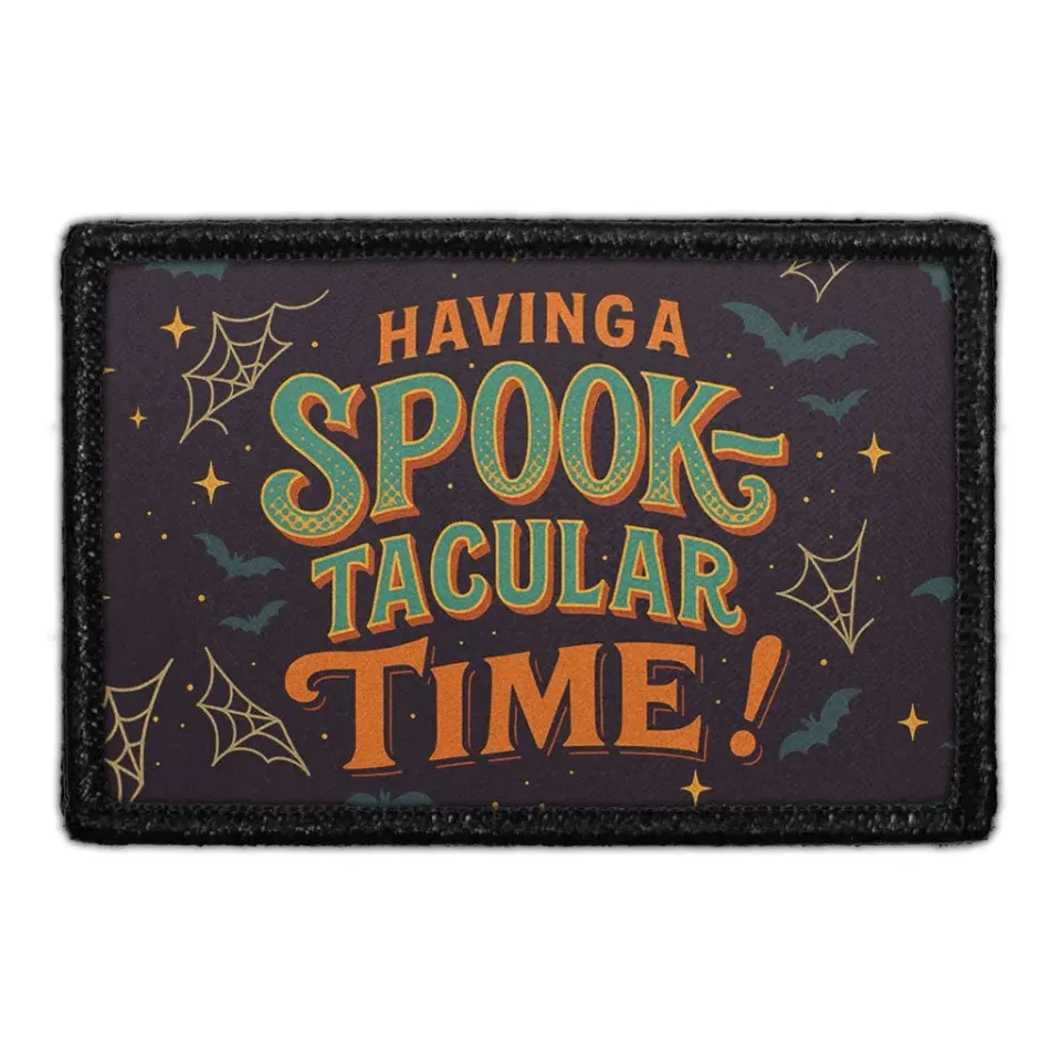 Pull Patch Having a Spook-Tacular Time patch 3x2 halloween