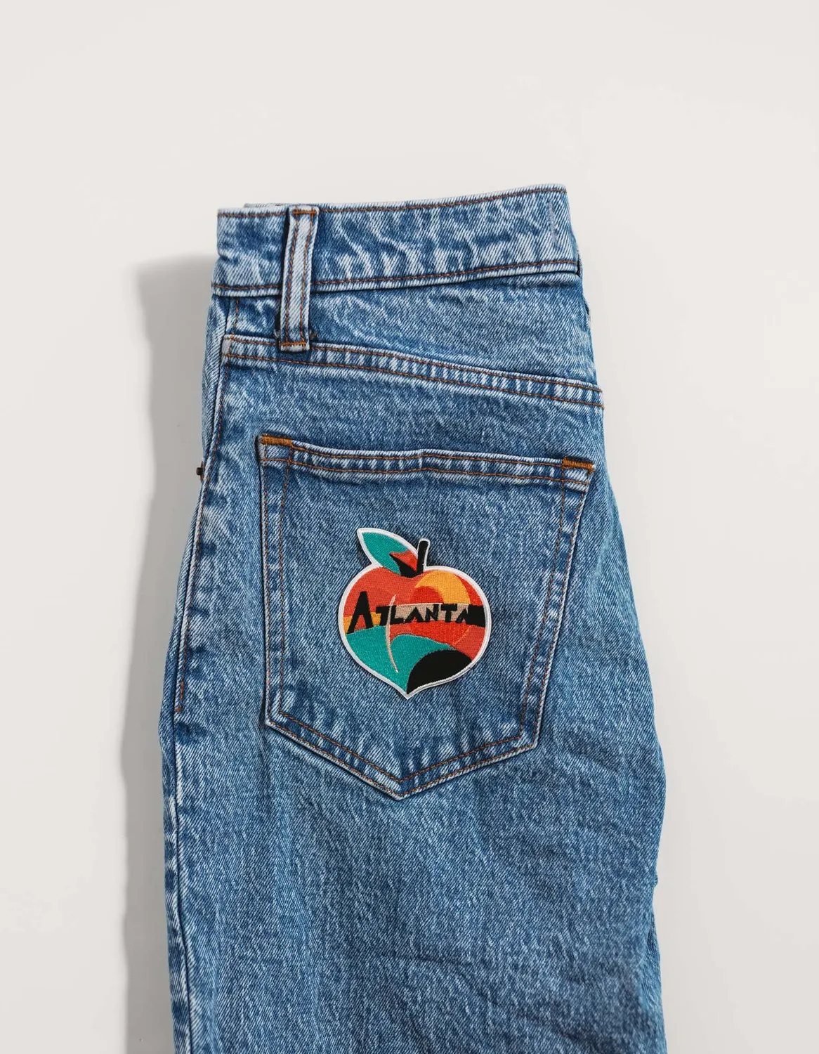 Vagabond Heart Atlanta strygemærke USA souvenir
