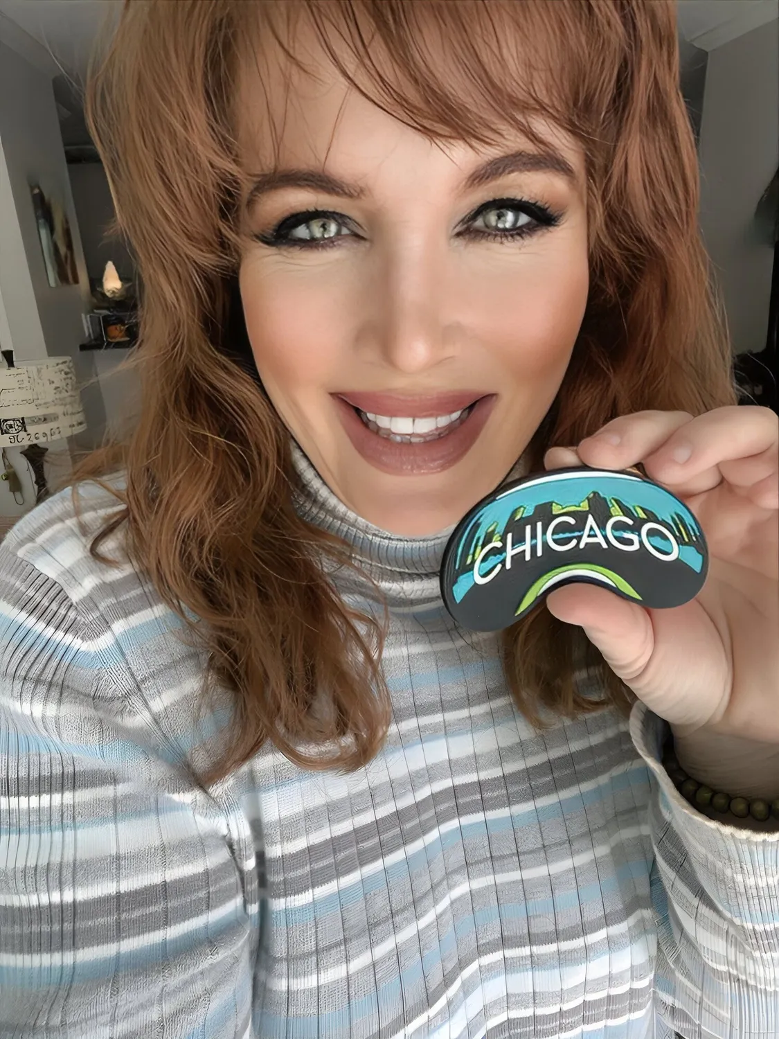 Vagabond Heart Chicago køleskabsmagnet Cloud Gate
