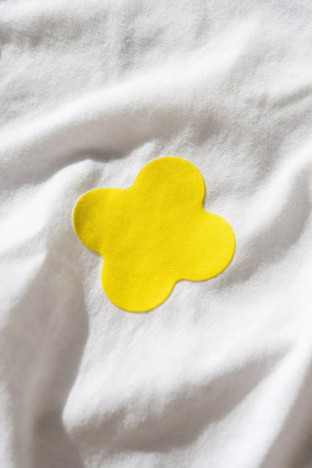 FabPatch Stretch Yellow Flowers lapper 3-pak gul