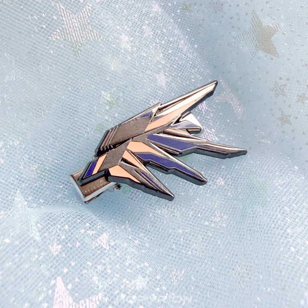 Hopyrion Gravity Wing hårspænde 3 cm nikkel
