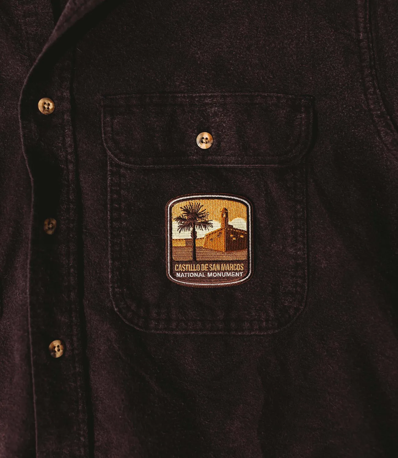 Vagabond Heart Castillo De San Marcos patch broderet