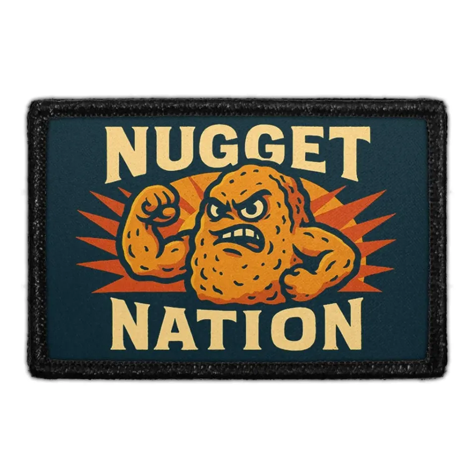Pull Patch Nugget Nation velcro patch humor