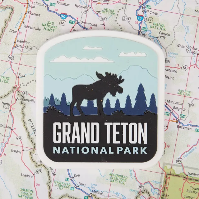 Vagabond Heart Grand Teton magnet PVC køleskab