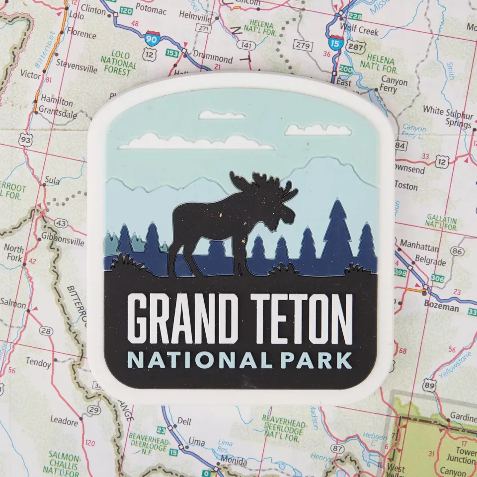 Vagabond Heart Grand Teton magnet PVC køleskab