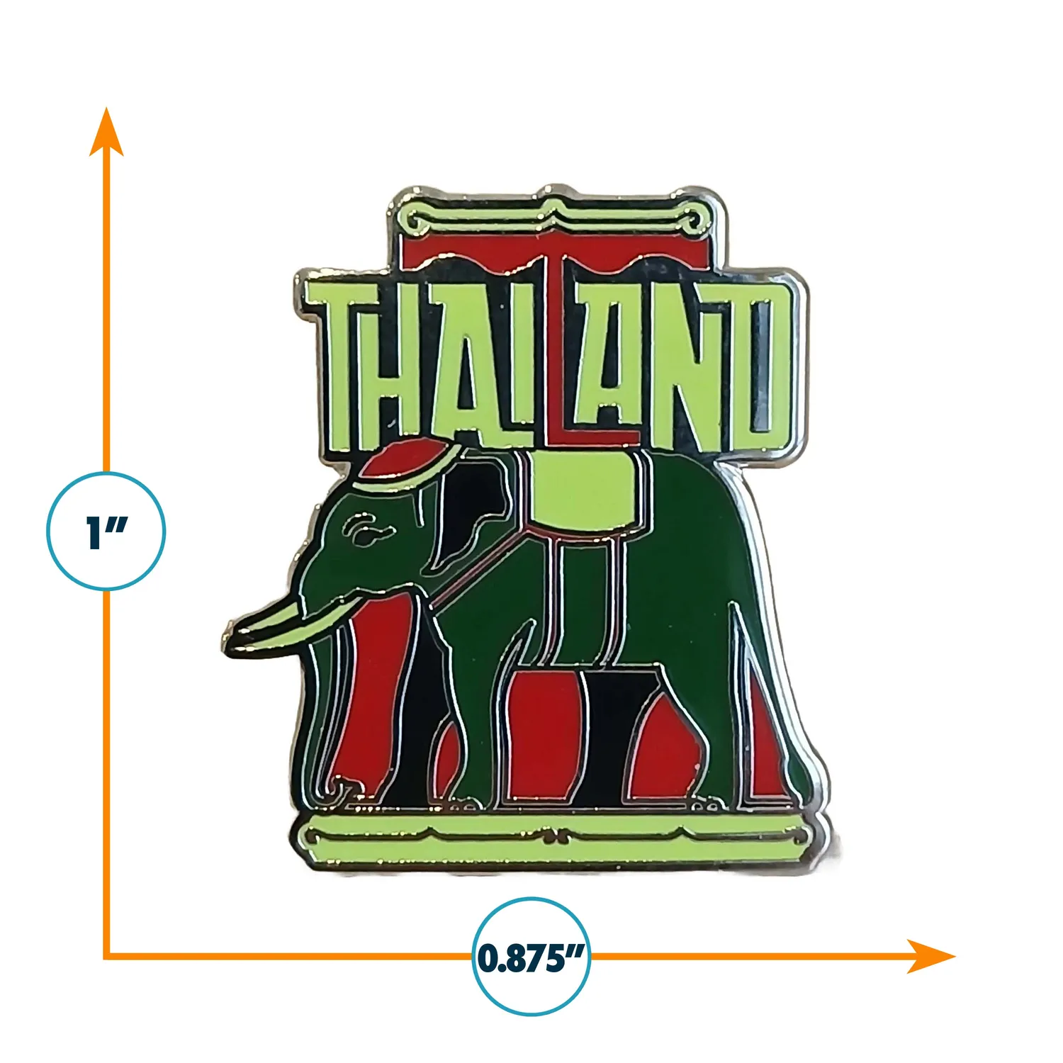 Vagabond Heart Thailand emaljepin hård emalje