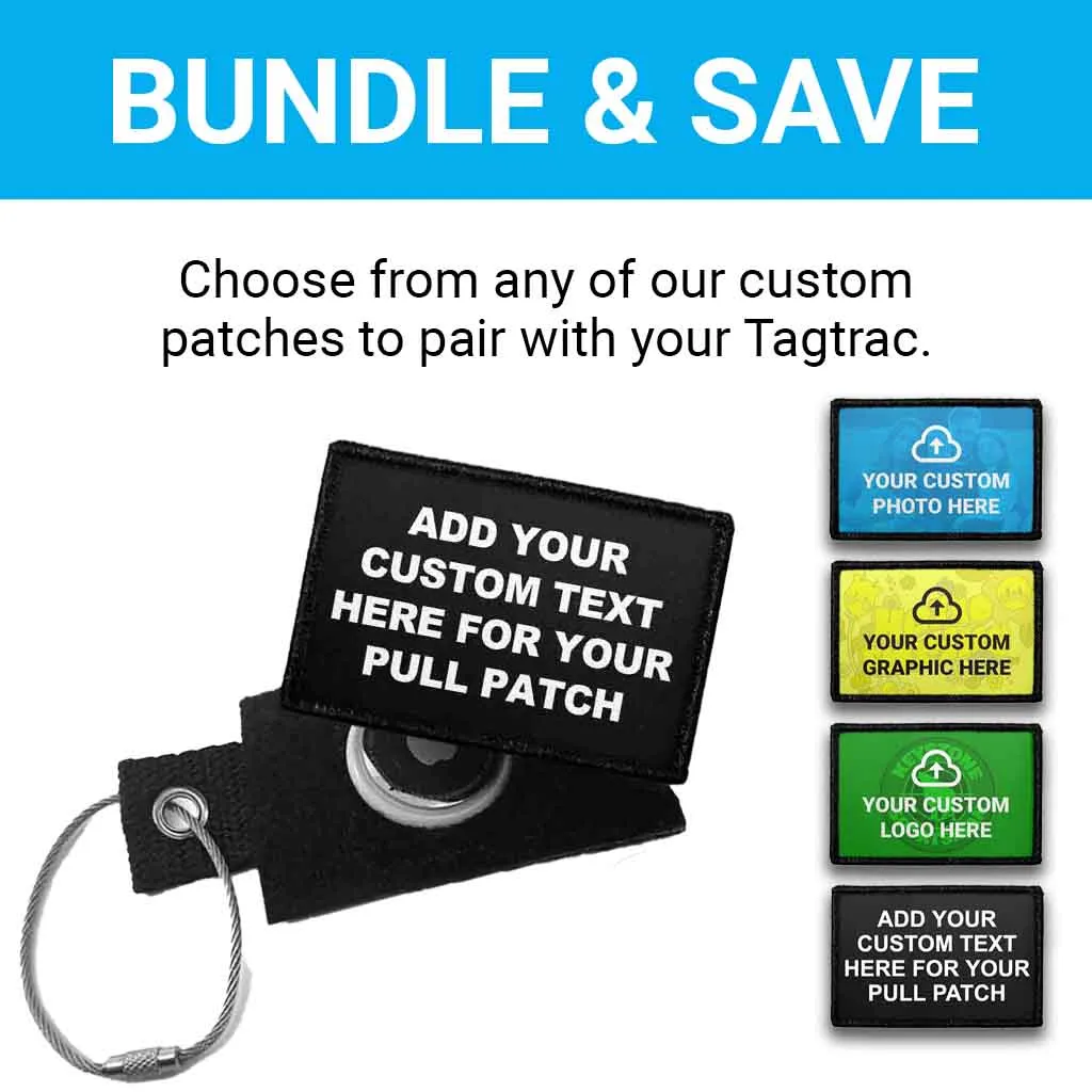 Pull Patch Custom Graphic + TagTrac patch bundle vertikal AirTag