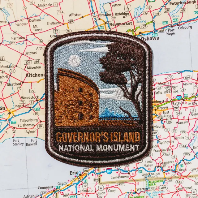 Vagabond Heart Governor's Island strygemærke broderi