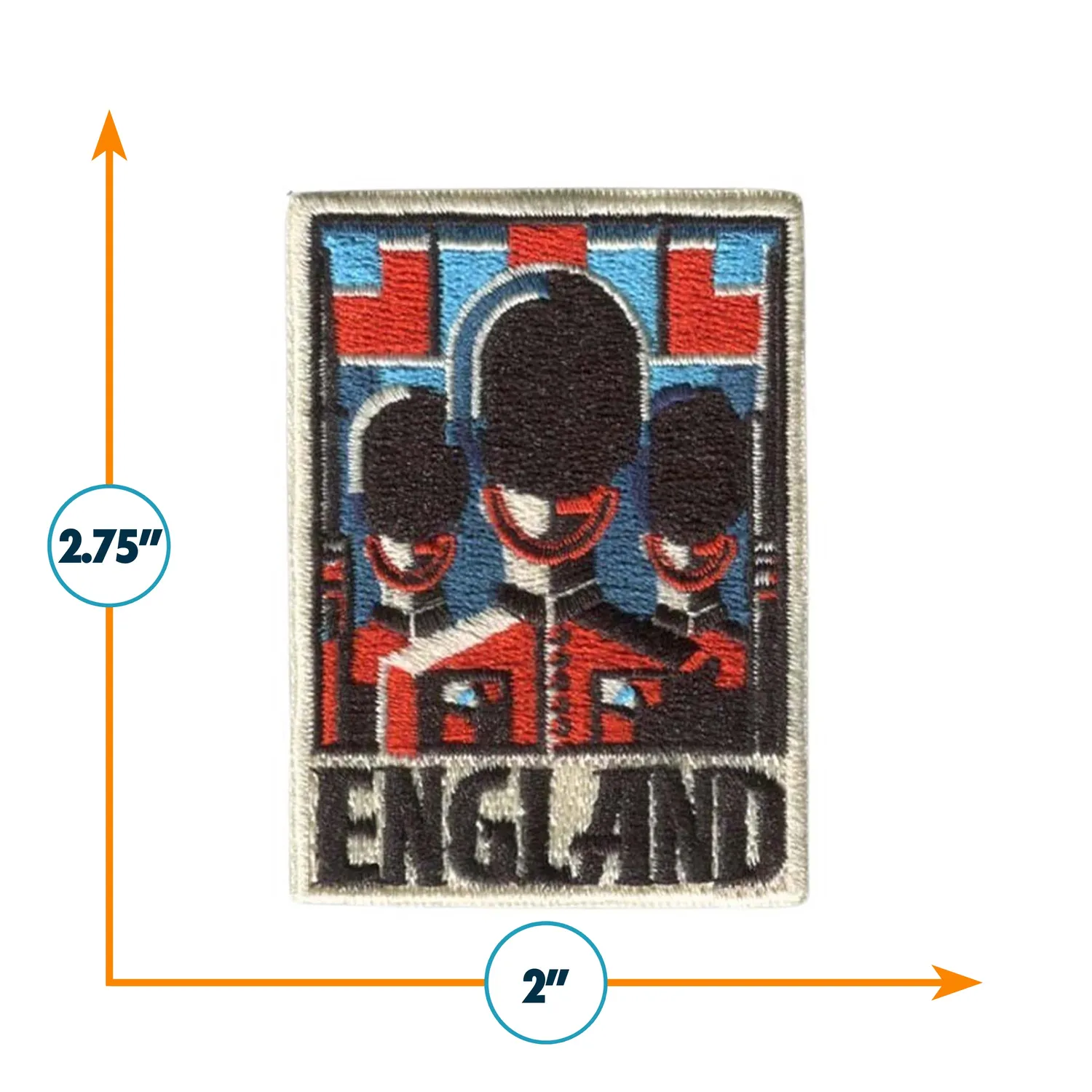 Vagabond Heart England patch strygemærke 70x51 mm