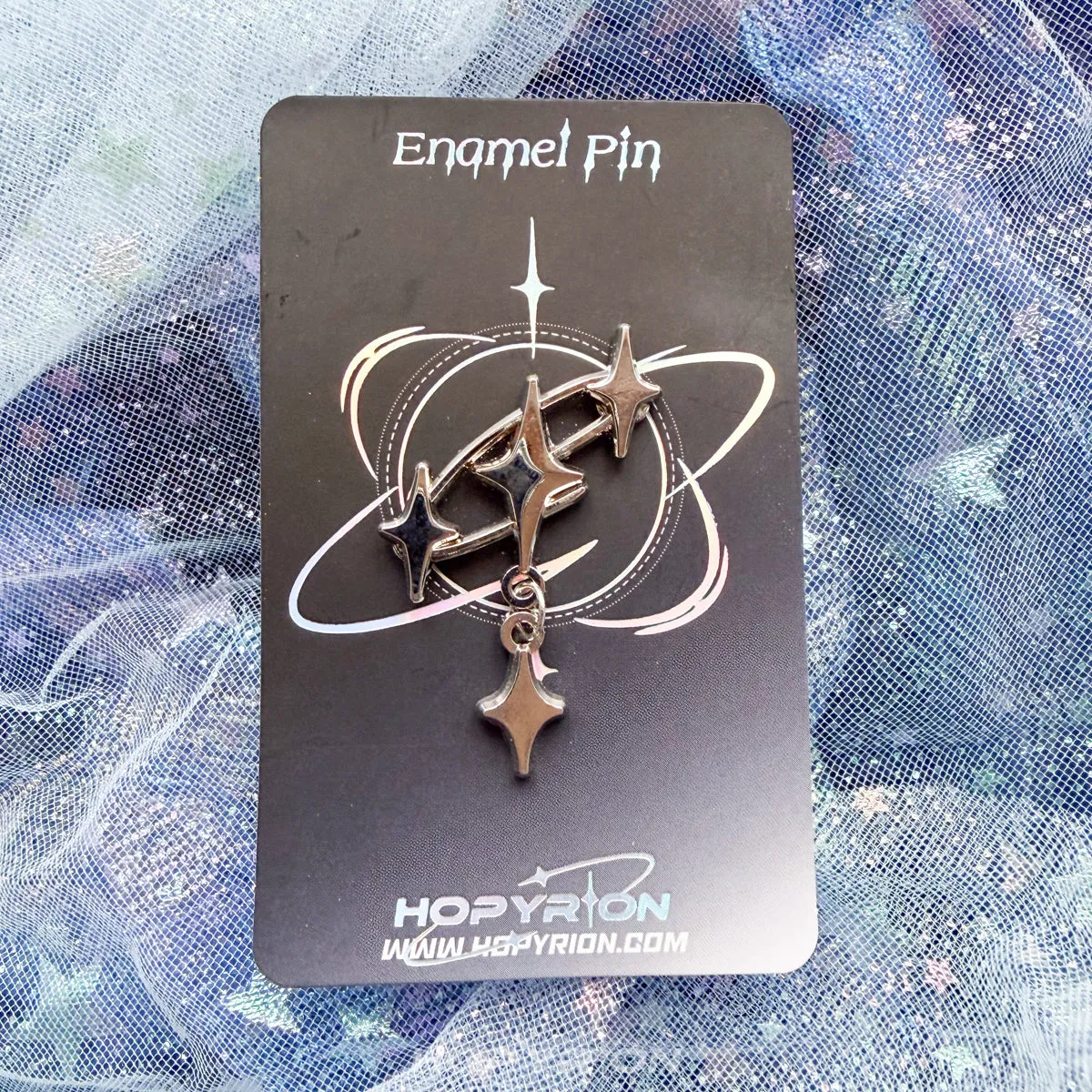 Hopyrion Starlight emaljepin 3 cm stjerne
