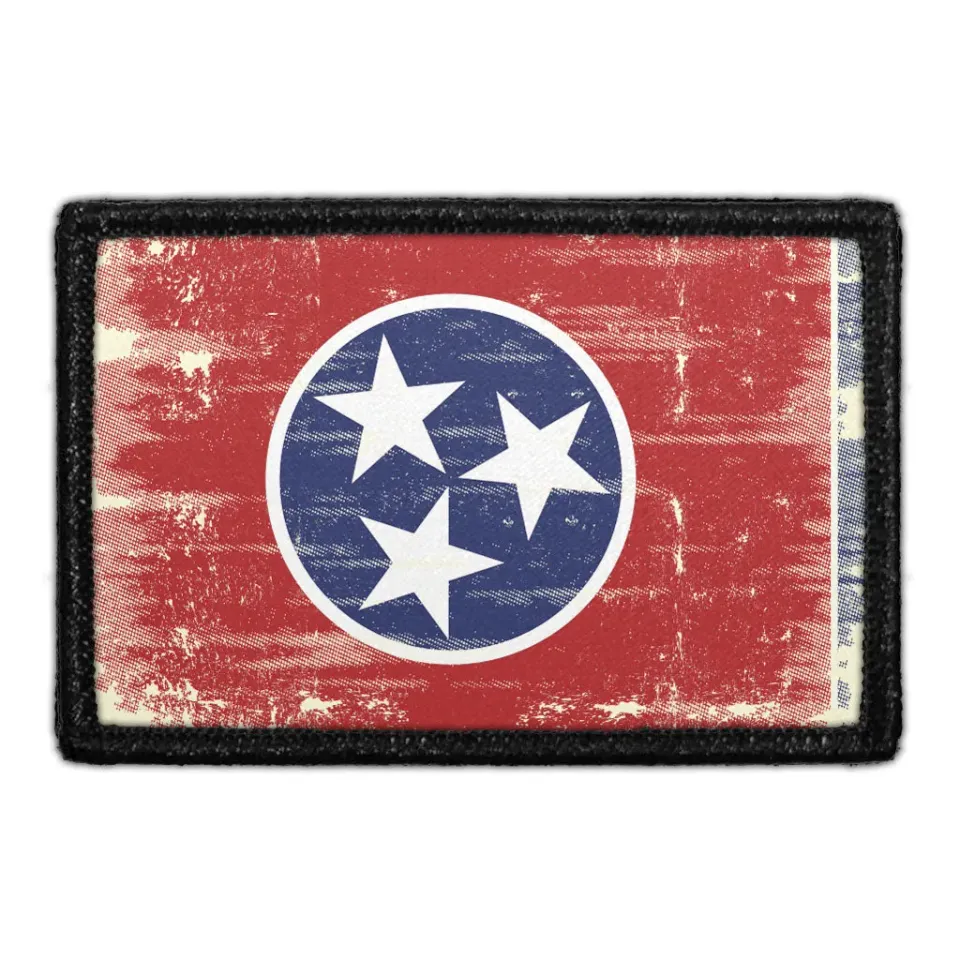 Pull Patch Tennessee State Flag patch farve vintage