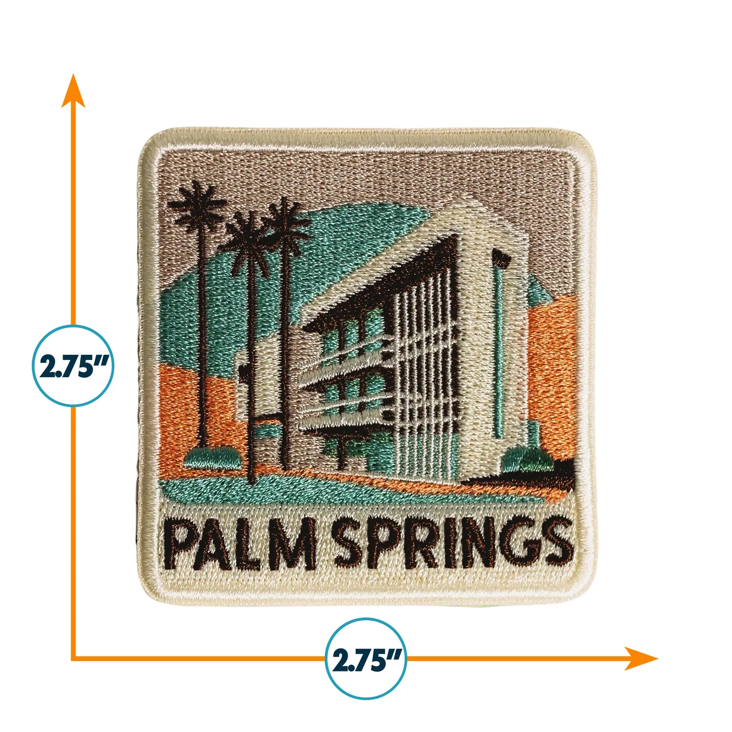 Vagabond Heart Palm Springs strygemærke ørken