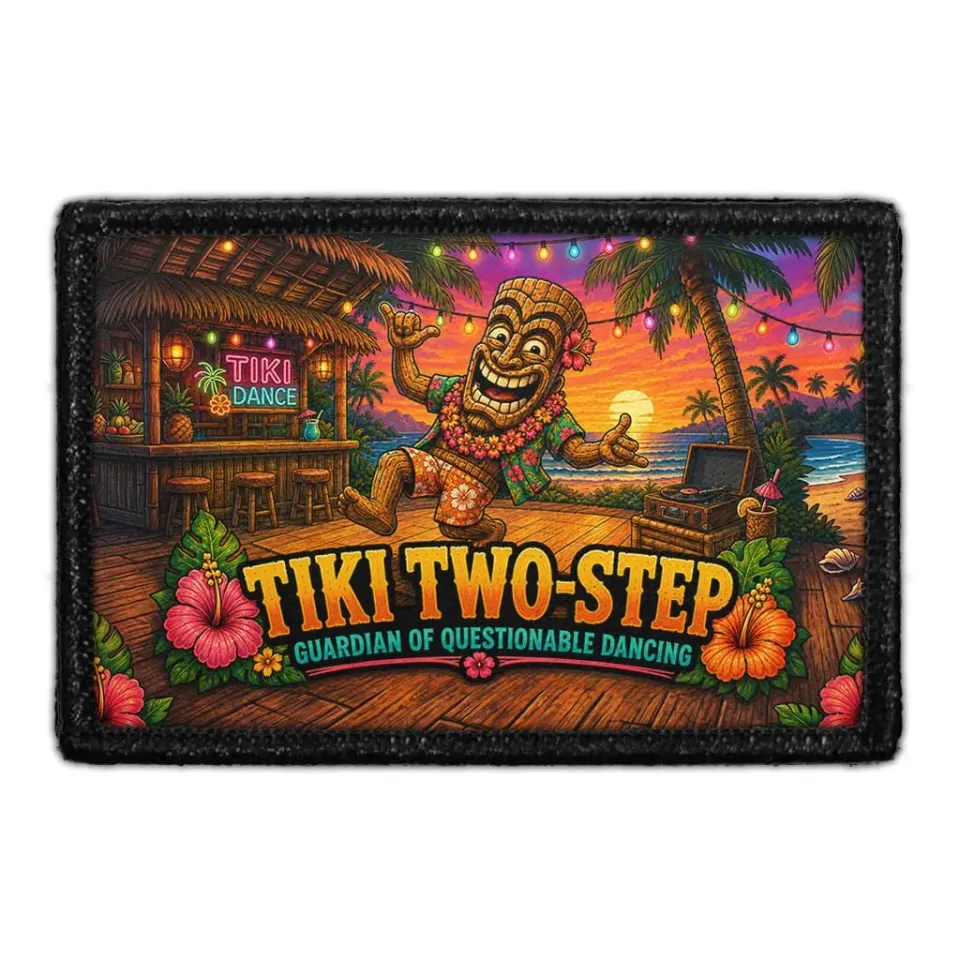 Pull Patch Tiki Two-Step tiki patch 3x2